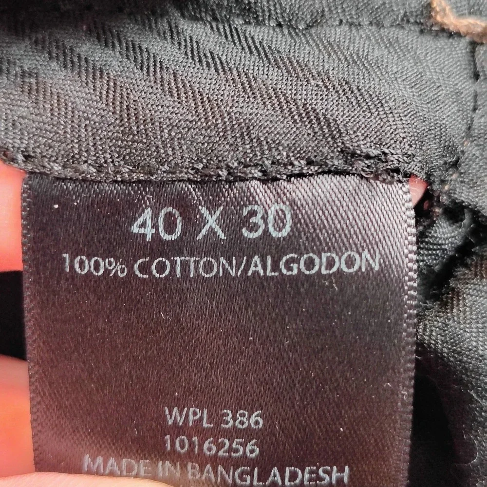 Mens 40x30 Corduroy Pants Brown 100% Cotton Dark Academia Grandpacore Heritage